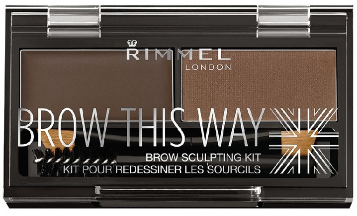 Rimmel Brow This Way (Powder Kit) 2.4 g 003 Dark Brown Moterims