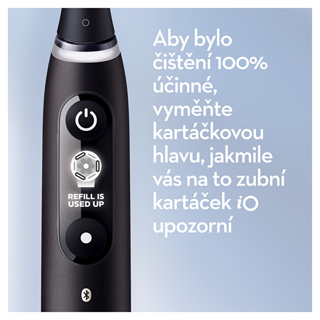 Oral B Electric toothbrush Series iO 6 Black Onyx dantų &scaron;epetėlis