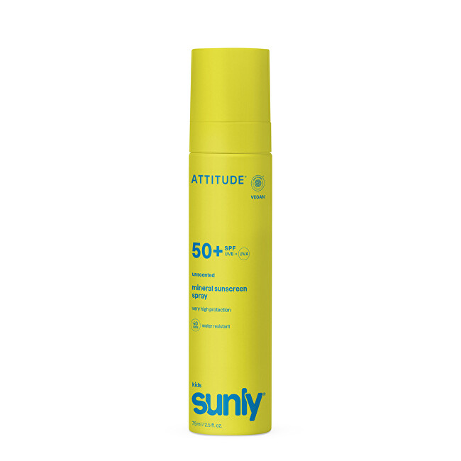 Attitude Children's mineral sunscreen spray SPF 50 Sunly Apsauginė priemonė nuo saulės