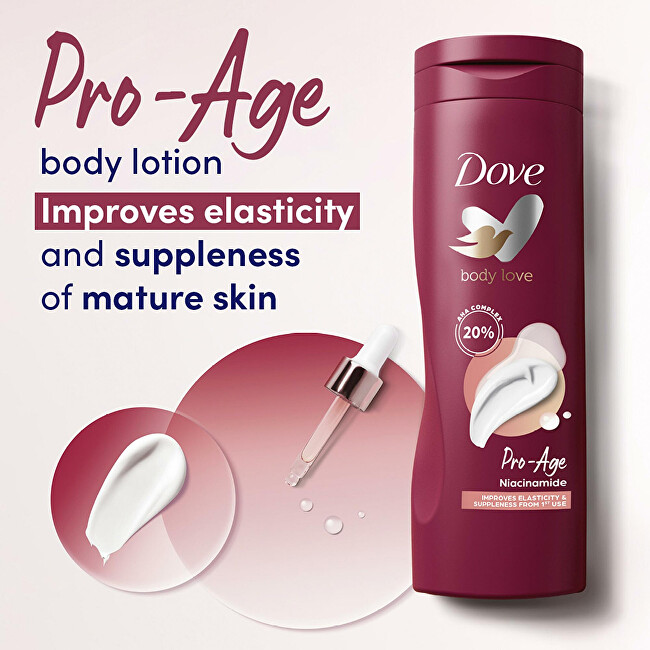 Dove Pro-Age Body Milk for Mature Skin 400ml Moterims