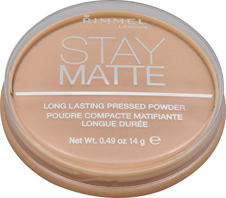 Rimmel Mattifying powder compact Stay Matte 14 g 005 Silky Beige Moterims