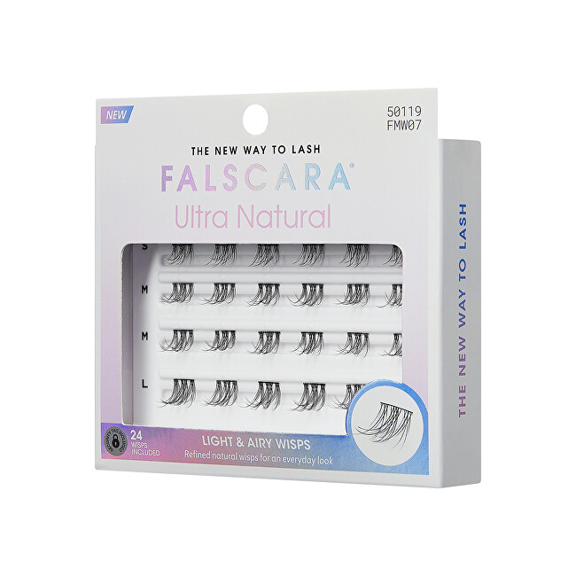 Kiss Falscara False Eyelashes (Multipack) 07 24 pcs dirbtinės blakstienos