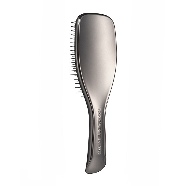Tangle Teezer Ultimate Detangler Chrome Midnight Silver hair brush plaukų &scaron;epetys