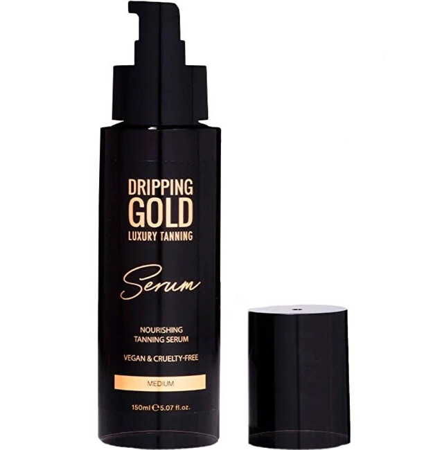 Dripping Gold Tanning Serum Samoopalovací sérum medium Moterims