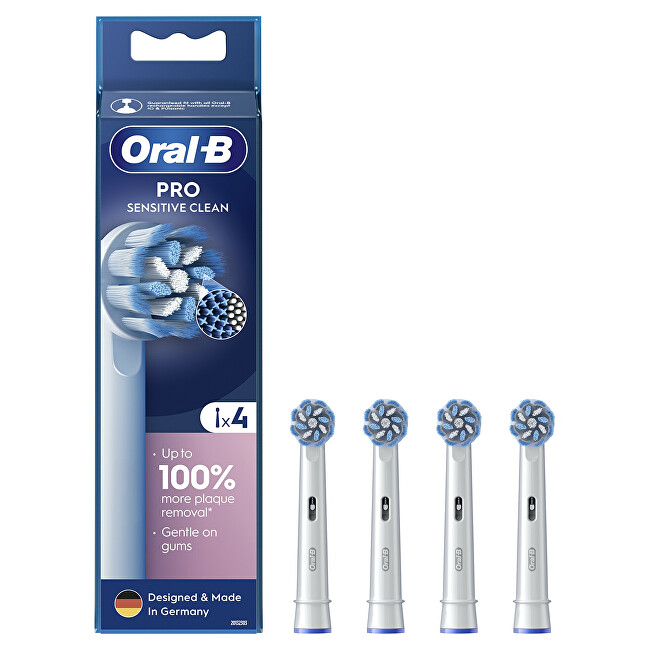 Oral B Replacement brush heads Sensitive EB60 4 pcs. Unisex