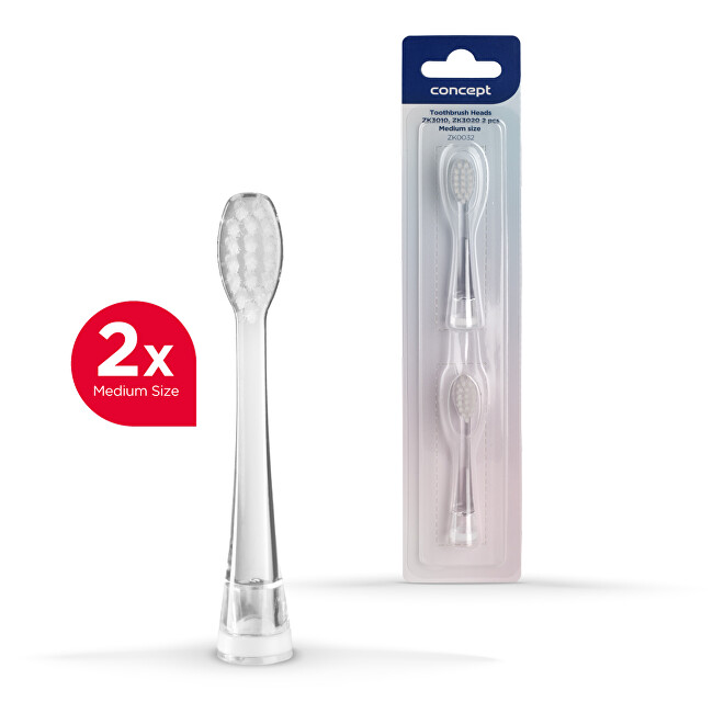 Concept Replacement heads for children&acute;s toothbrushes ZK3010, ZK3020 Medium ZK0032 2 pcs. dantų &scaron;epetėlis