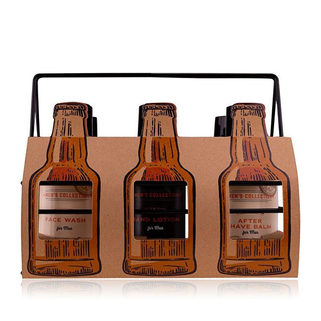 Accentra MEN'S COLLECTION gift set, six-pack in a wire basket, Vyrams