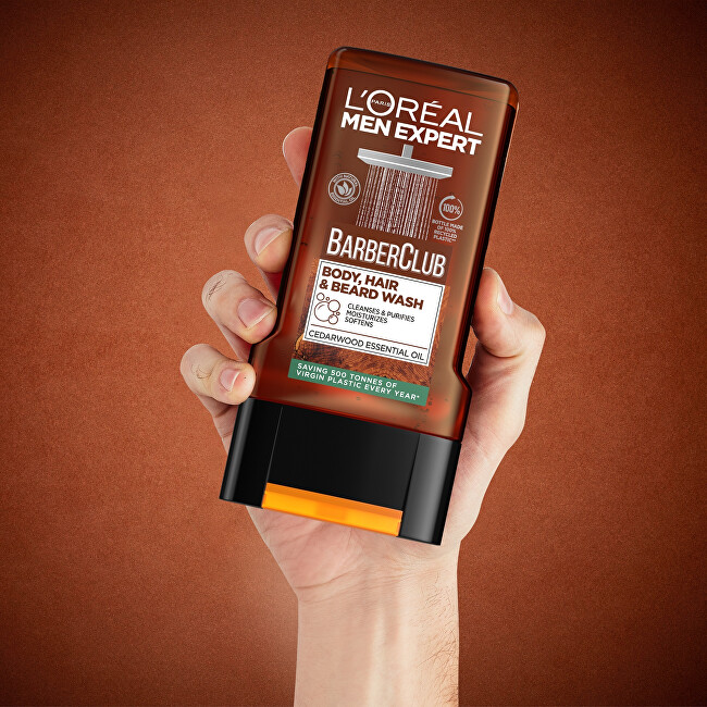 L&acute;Or&eacute;al Paris Shower gel Men Expert Barber Club (Shower Gel) 300 ml 300ml &scaron;ampūnas