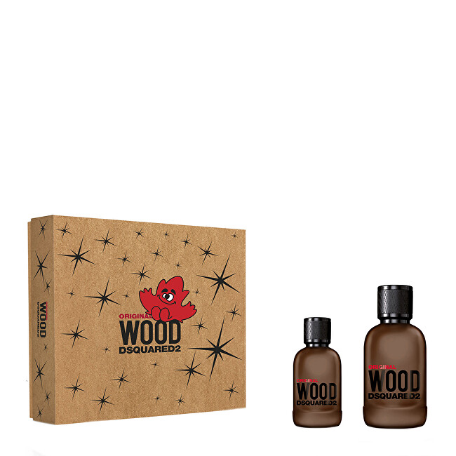 Dsquared&sup2; Original Wood - EDP 100 ml + EDP 30 ml 100ml Original Wood - EDP 100 ml + EDP 30 ml Kvepalai Vyrams Rinkinys
