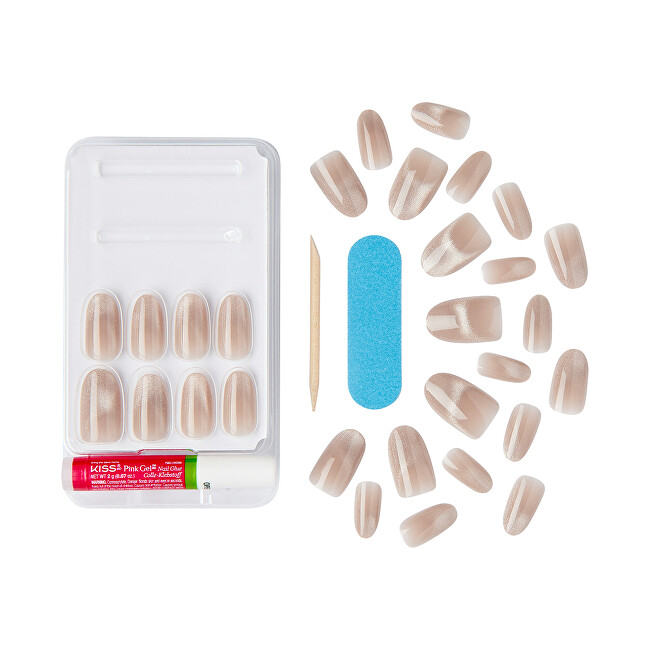 Kiss Gel nails Gel Fantasy Magnetic (Drama) 28 pcs priemonė nagams