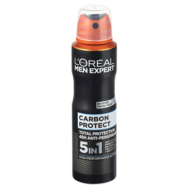 L´Oréal Paris Antiperspirant spray for men Carbon Protect 5in1 150 ml 150ml dezodorantas