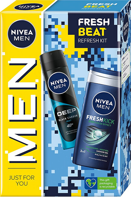 Nivea Fresh Beat body care gift set Vyrams