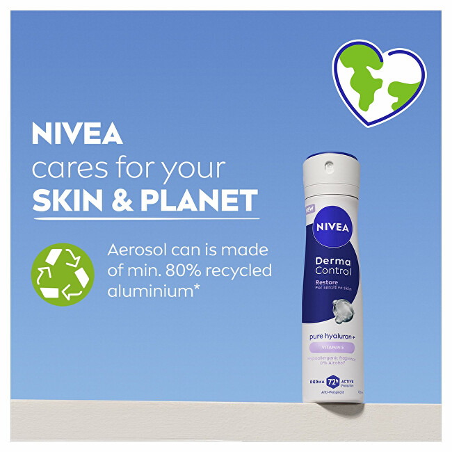 Nivea Antiperspirant spray for sensitive skin Derma Control Restore (Antiperspirant) 150 ml 150ml dezodorantas