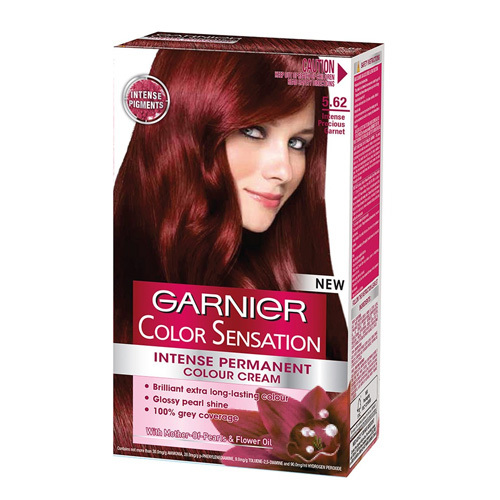 Garnier Natural Green Color Sensation 6.60 Intense Ruby plaukų dažai