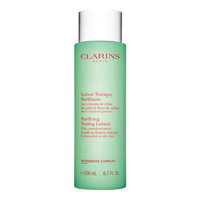 Clarins Toning water for mixed to oily skin (Purifying Toning Lotion) 200 ml 200ml Moterims