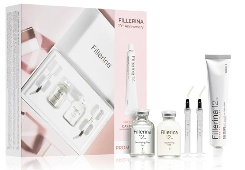 Fillerina Gift set skin care with filling effect 12HA level 3 Moterims