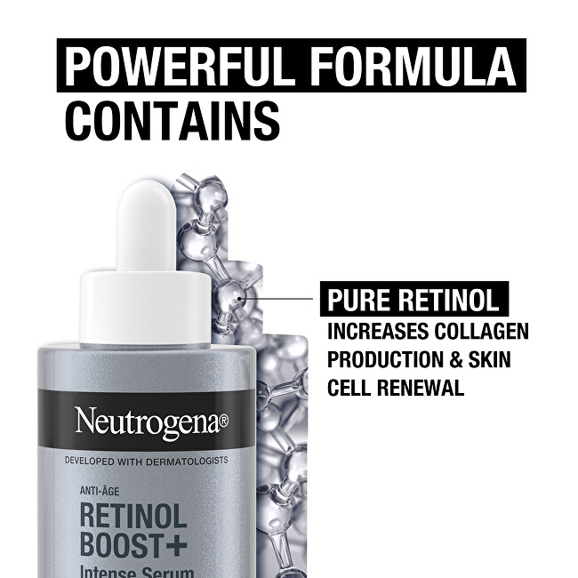 Neutrogena Retinol Boost+ Intensive Night Serum (Intense Serum) 30 ml 30ml Moterims