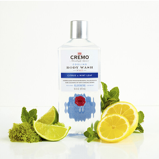 Cremo Refreshing Shower Gel Citrus & Mint Leaf (Cooling Body Wash) 473 ml 473ml Vyrams