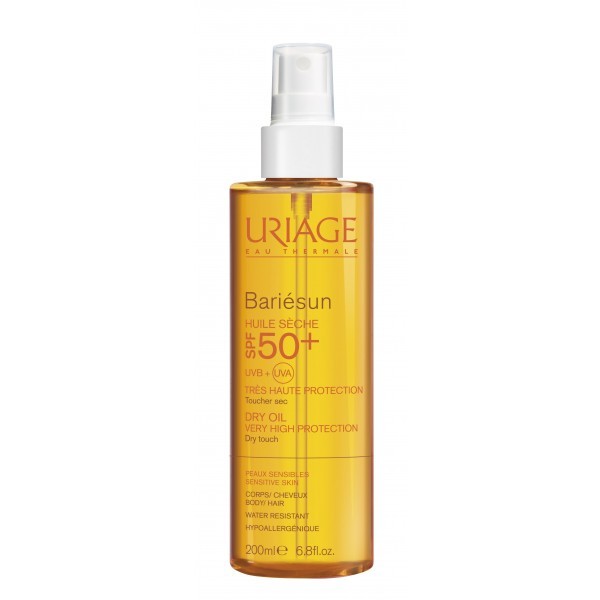Uriage Dry Oil Very High Protection SPF 50+ Bariésun 200 ml 200ml Unisex Uriage Dry Oil Very High Protection SPF 50+ Bariésun 200 ml 200ml Unisex