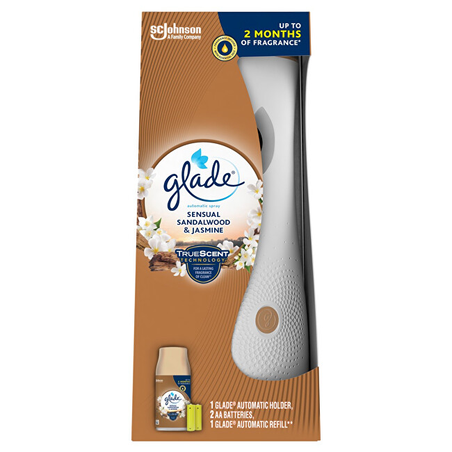 Glade Sensual Sandalwood & Jasmine Automatic Air Freshener 269 ml 269ml namų kvapas