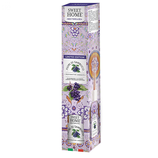 Sweet Home Collection Aroma diffuser Elderberry Flowers 100 ml 100ml Kvapas namams su lazdelėmis
