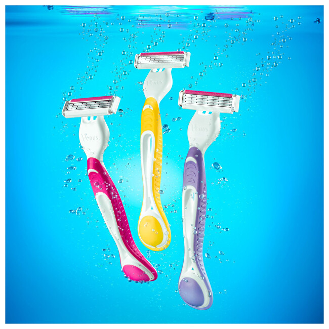 Gillette Ready razors Simply Venus 3 Plus Yellow 6 pcs skustuvas