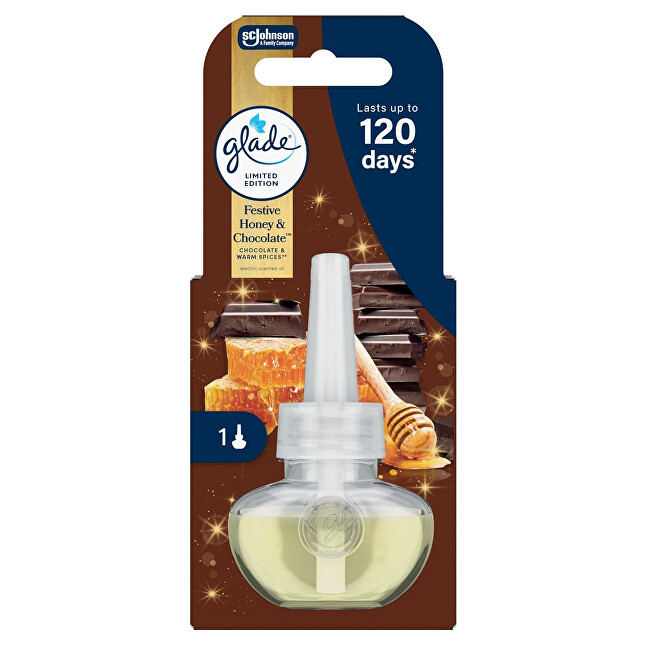 Glade Festive Honey & Chocolate electric air freshener refill 20 ml 20ml elektrinis kvapų difuzorius