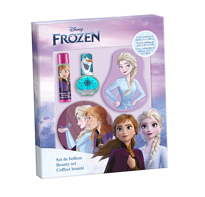 EP Line Frozen Beauty Set Gift Set lūpų balzamas