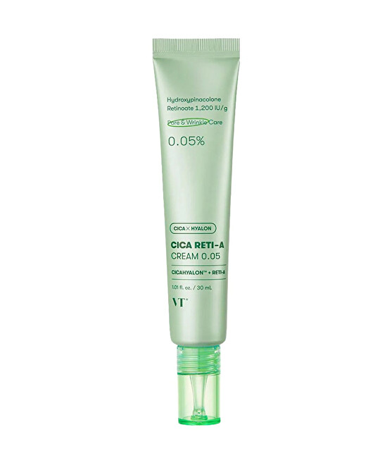 VT Cosmetics Night face cream Cica Reti-A 0.05 Face Cream 30 ml 30ml Moterims