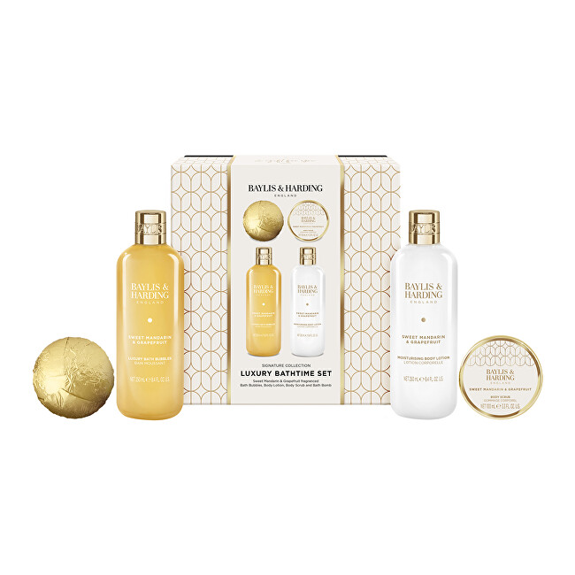 Baylis & Harding Tangerine & Grapefruit Bath Care Gift Set 4 pcs Moterims