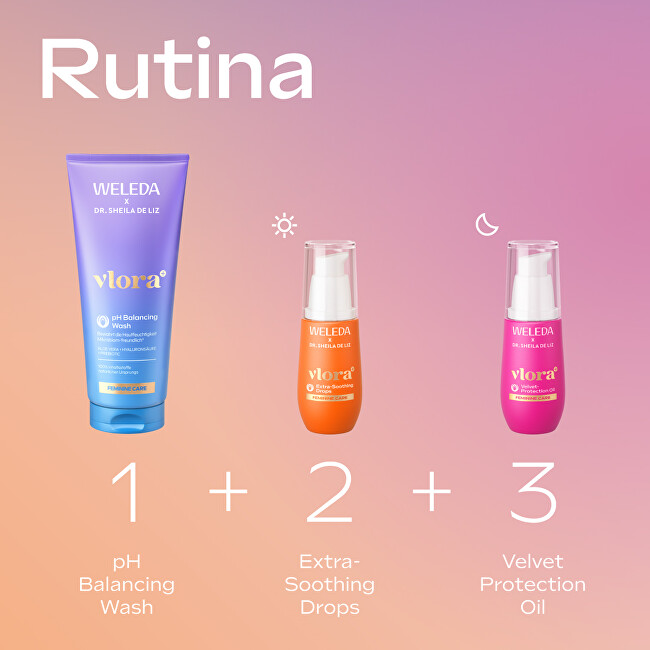 Weleda Protective oil care for the intimate area Vlora+ Velvet Protection Oil 30 ml 30ml intymios higienos priežiūra