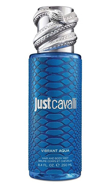Roberto Cavalli Just Cavalli Vibrant Aqua 250ml kvepalai Moterims Plaukų dulkės Roberto Cavalli Just Cavalli Vibrant Aqua 250ml kvepalai Moterims Plaukų dulkės