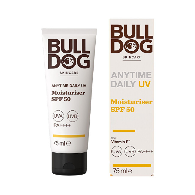 Bulldog Moisturizing face cream SPF 50 Anytime Daily Moisturise 75 ml 75ml Vyrams