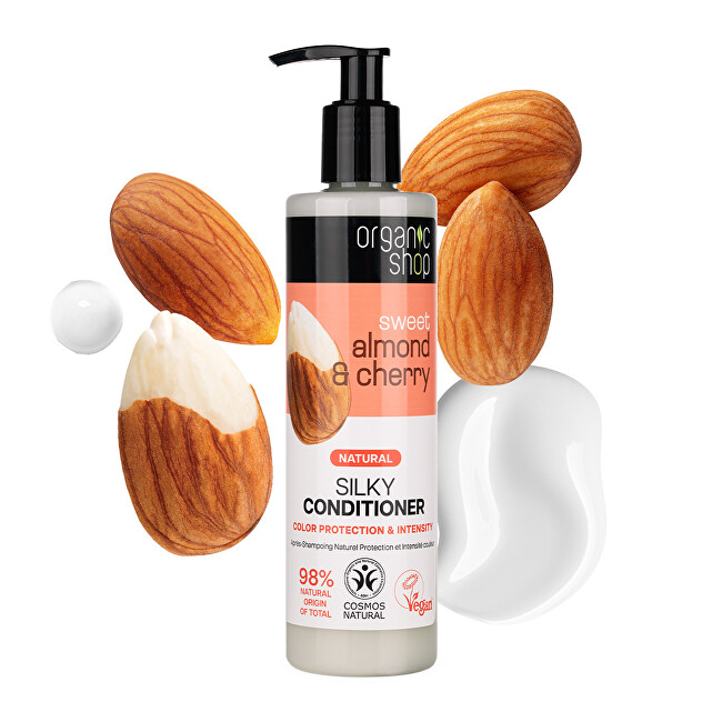 Organic Shop Silky Conditioner Almond and Cherry (Silky Conditioner) 280 ml 280ml plaukų balzamas