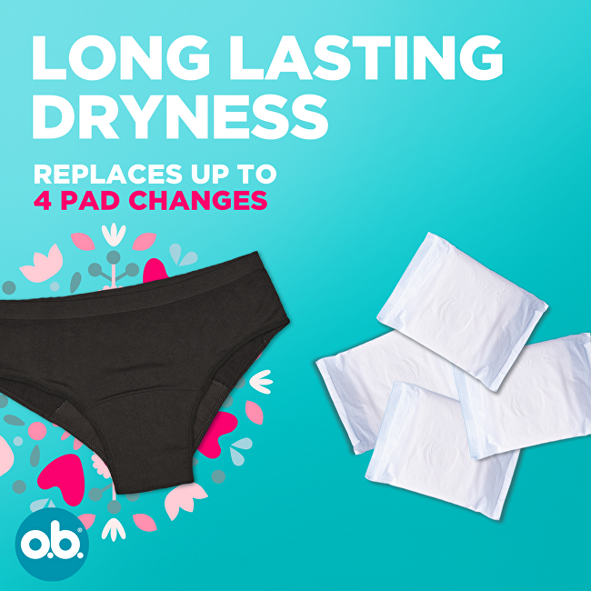 o.b. Menstrual panties M/L Intymios higienos priemonė