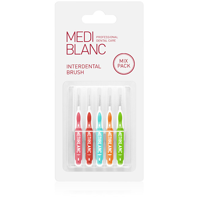 MEDIBLANC I-shaped interdental brush Mix 5 pcs Unisex