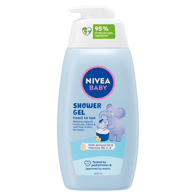 Nivea Shower gel for body and hair Baby (Shower Gel) 500 ml 500ml šampūnas