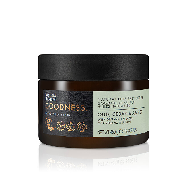 Baylis & Harding Body scrub Oud, Cedarwood & Amber 450 g Moterims