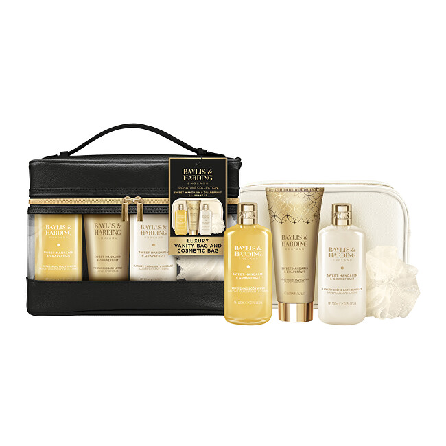 Baylis & Harding Body care gift set in a toiletry bag Mandarin & Grapefruit 5 pcs Vonios ir du&scaron;o priemonė Moterims