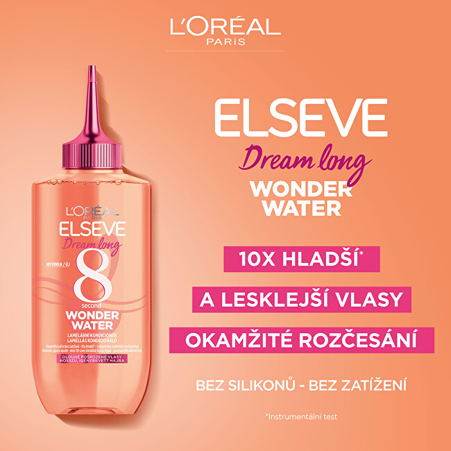 L&acute;Or&eacute;al Paris Lamellar conditioner Elseve Dream Long 8 Second Wonder Water 200 ml 200ml atstatomoji plaukų priežiūros priemonė