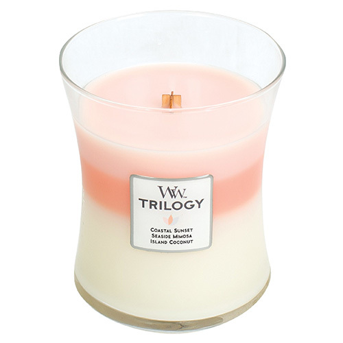 WoodWick Scented candle Trilogy Island Getaway 275 g Unisex