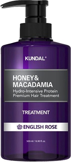 KUNDAL Honey & Macadamia English Rose Hydro-Intensive Protein Hair Treatment (Treatment) 500ml Moterims