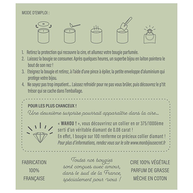 Troli Scented candle 40h with Almond jewel CCOAM100 kvepianti žvakė