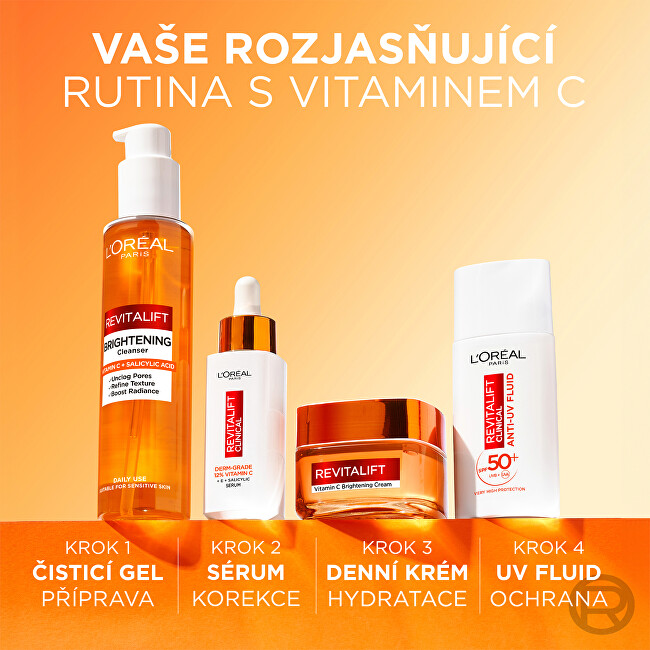 L&acute;Or&eacute;al Paris Revitalift Vitamin C brightening cream (Brightening Cream) 50 ml 50ml vietinės priežiūros priemonė