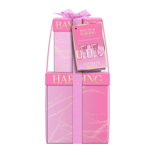 Baylis & Harding Jojoba, Vanilla & Almond Oil Box - D&aacute;rkov&aacute; sada p&eacute;če o tělo ( 6 ks ) Vonios ir du&scaron;o priemonė Moterims