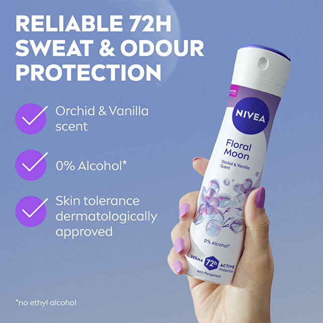 Nivea Antiperspirant spray Floral Moon Anti-Perspirant 150 ml 150ml dezodorantas