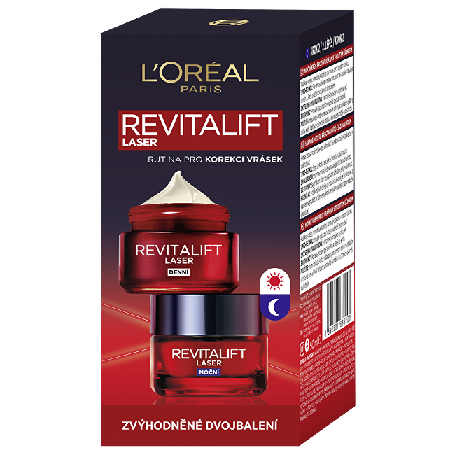 L'Or&eacute;al Paris Revitalift Laser facial cream gift set vietinės priežiūros priemonė