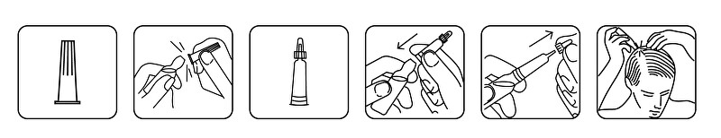 Crescina Hair growth care for women Transdermic grade 200 (initial phase) 20 x 3.5 ml 3.5ml atstatomoji plaukų priežiūros priemonė