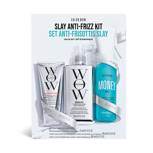 Color Wow Slay Anti-Frizz Kit Gift Set plaukų apsauga nuo kar&scaron;čio