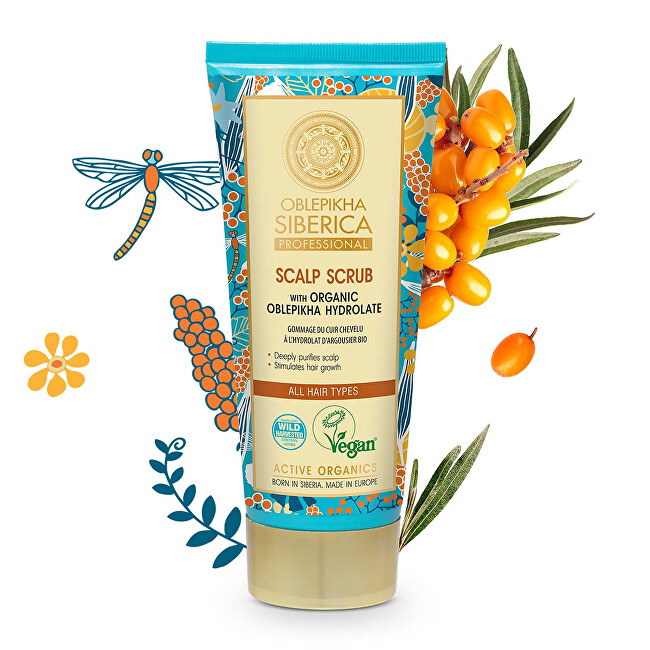 Natura Siberica Peeling scalp Oblepikha ( Scalp Scrub) 200 ml 200&nbsp;ml &scaron;ampūnas